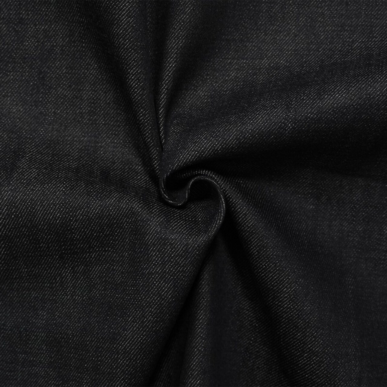 Dark Night Navy 11 oz. Cotton Denim Twill Woven Fabric By the Yard